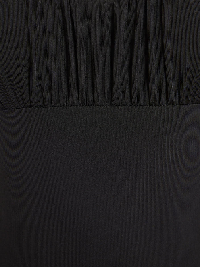 The Ruched One-Piece | STRETCH RIB
