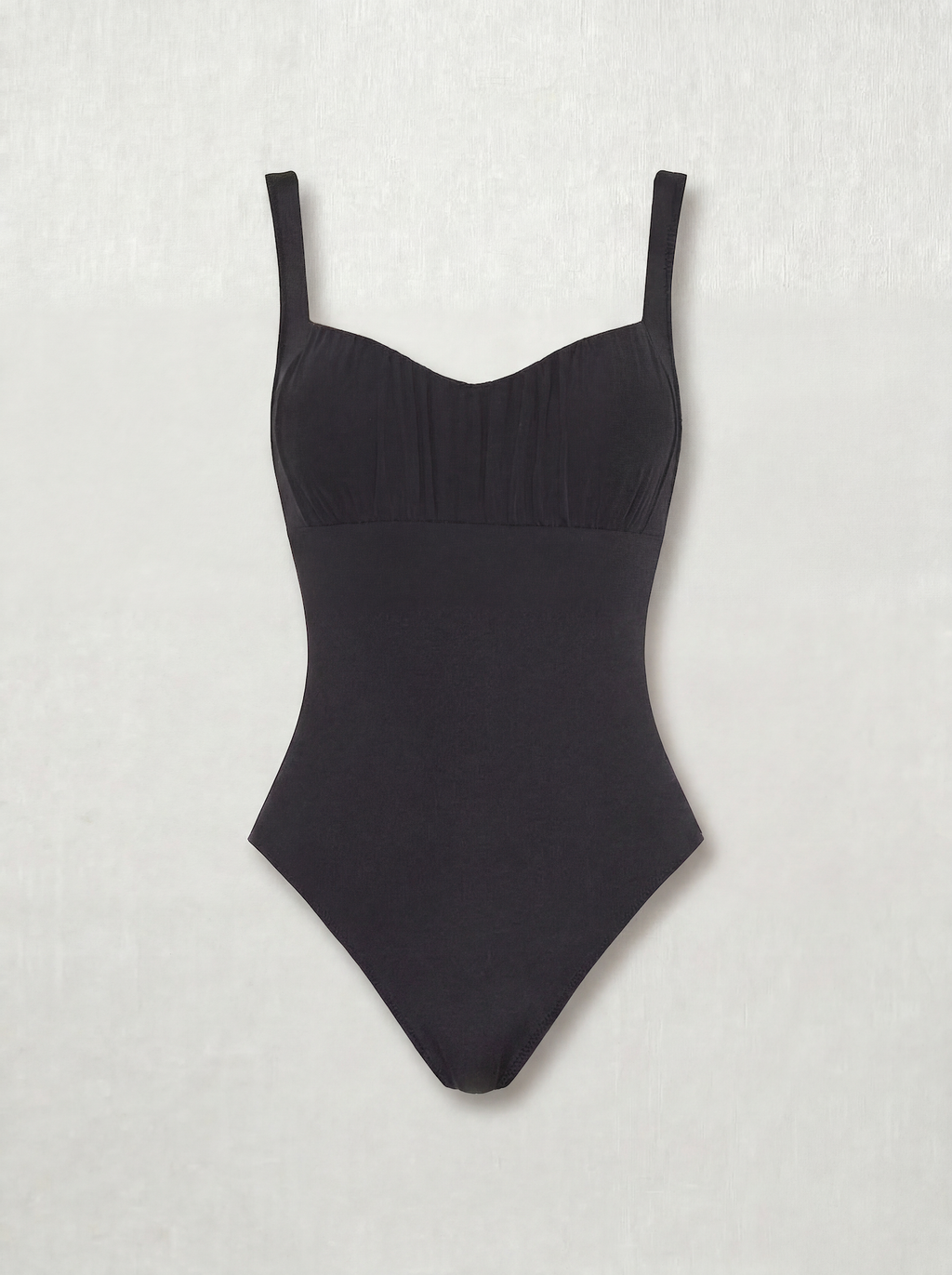 The Ruched One-Piece | STRETCH RIB
