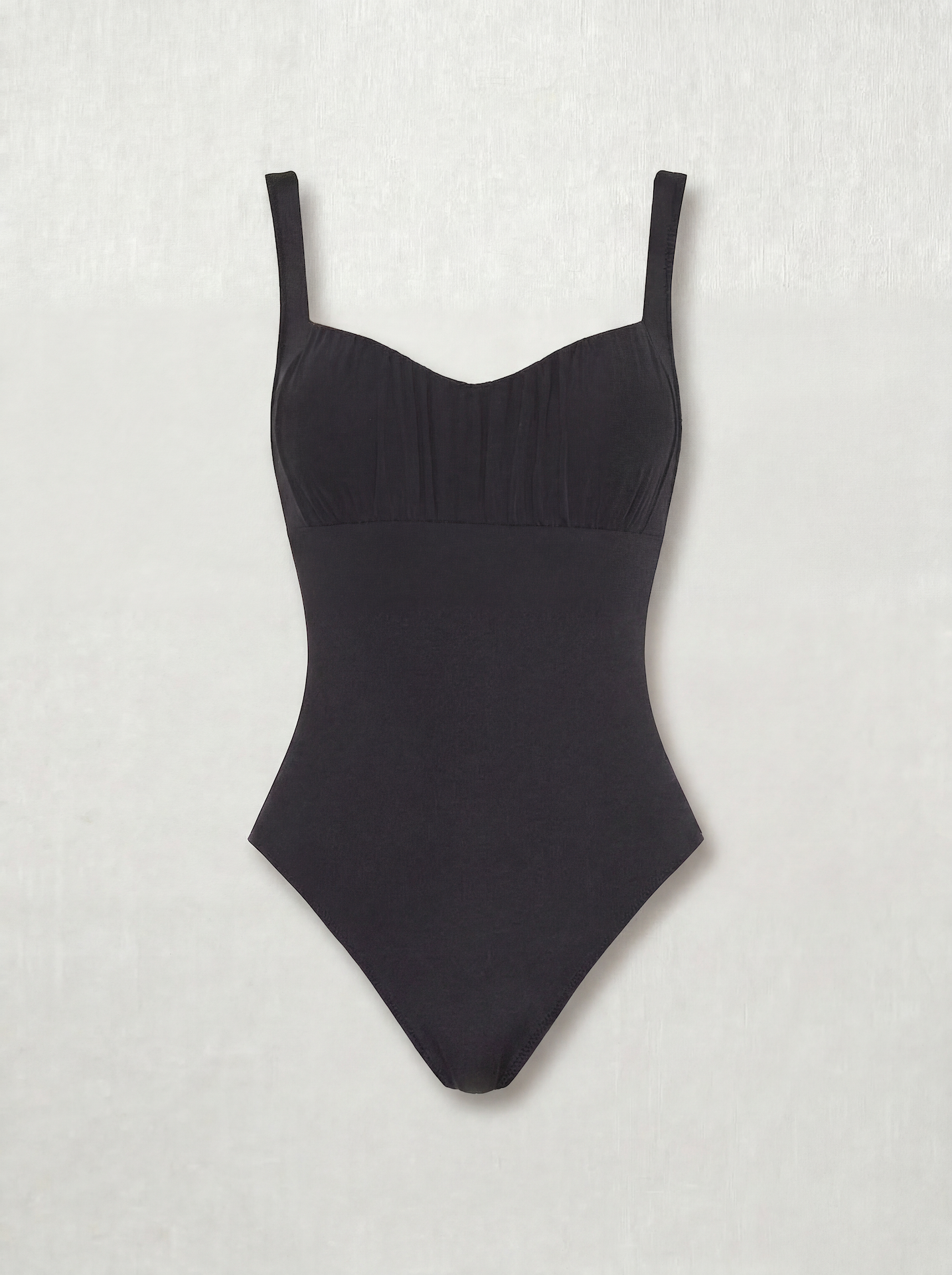 The Ruched One-Piece | STRETCH RIB