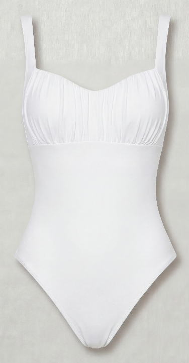 The Ruched One-Piece | STRETCH RIB