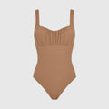 The Ruched One Piece | STRETCH RIB