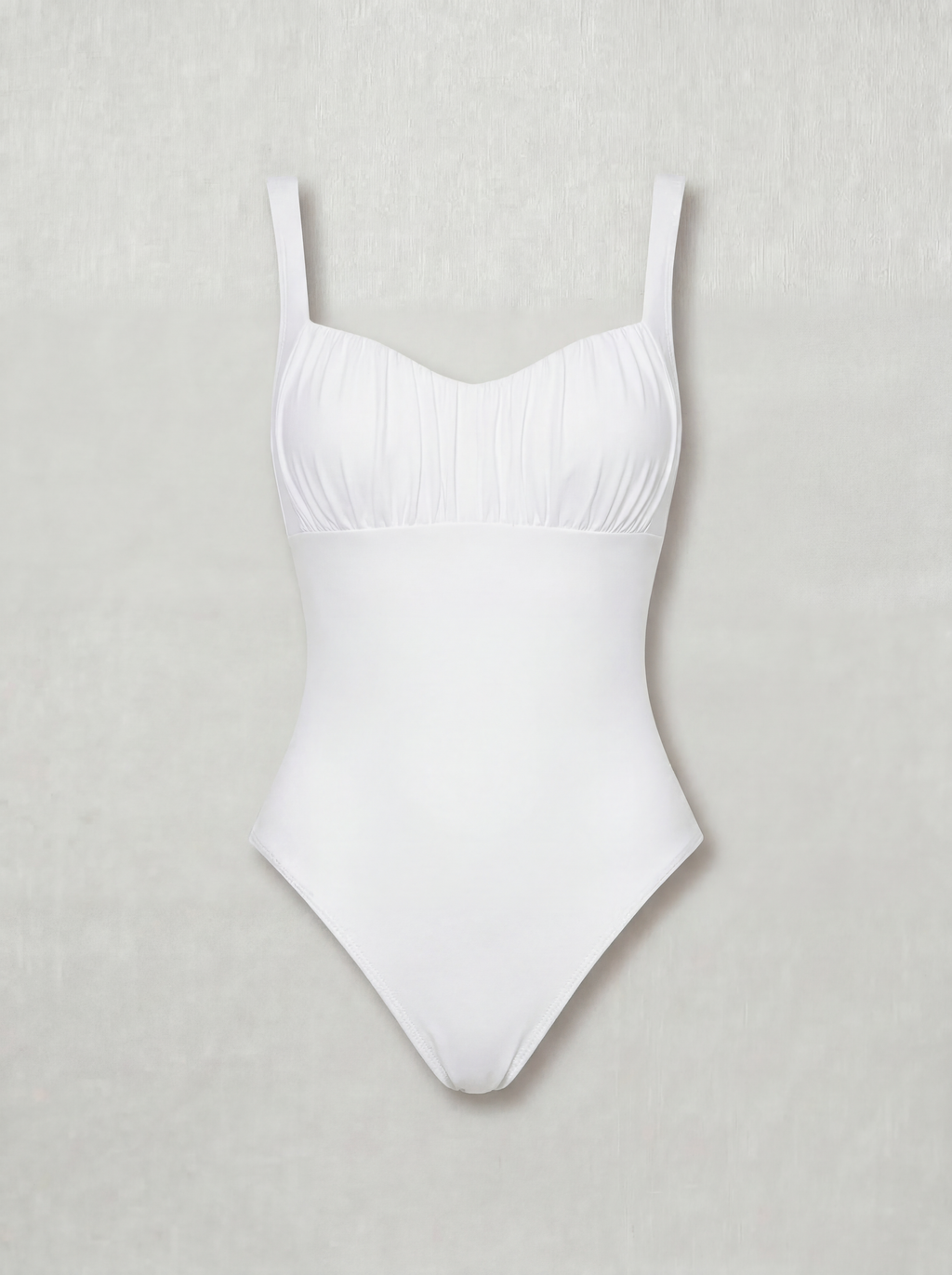 The Ruched One-Piece | STRETCH RIB