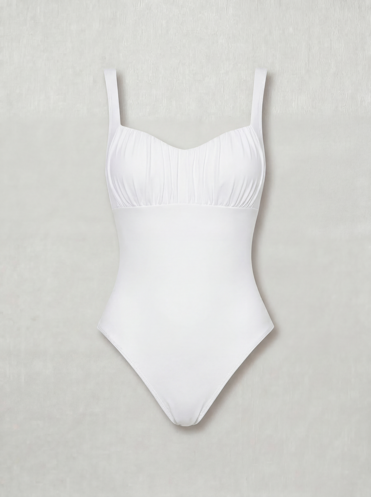 The Ruched One-Piece | STRETCH RIB