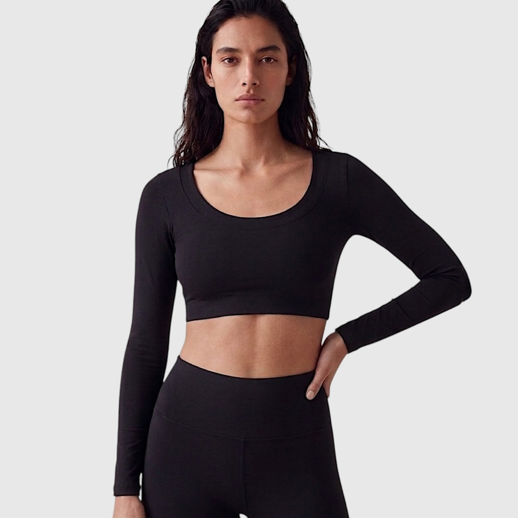 The Air Long Sleeve Crop Top