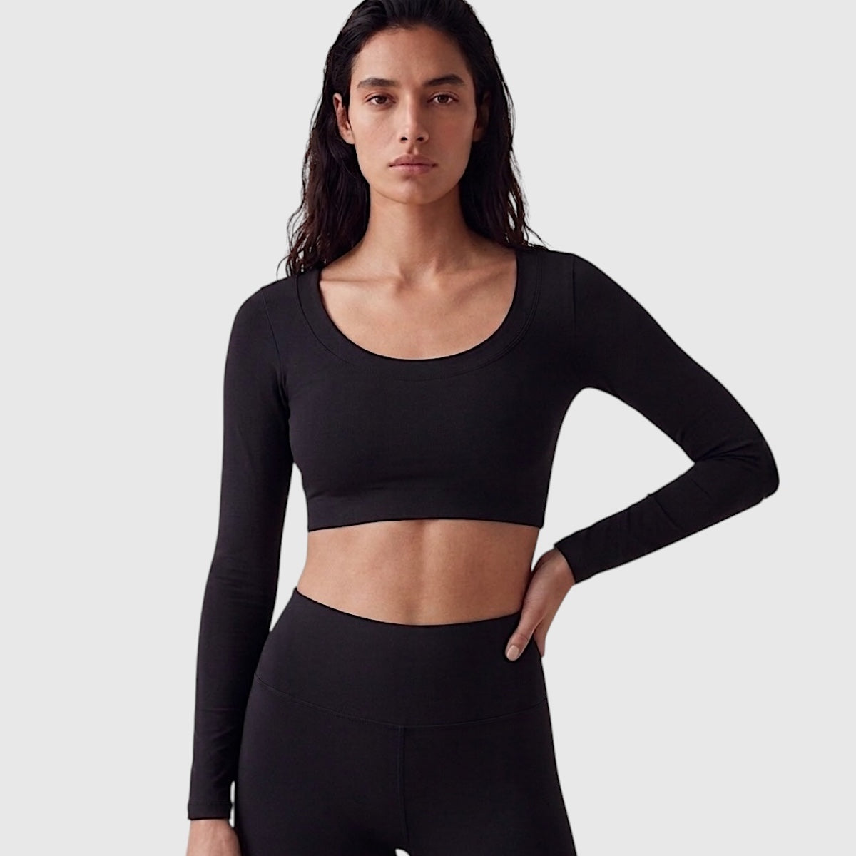 The Air Long Sleeve Crop Top